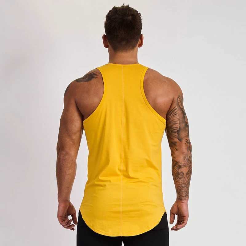 Summer Muscle Fitness Outdoor Tank Top Gym Clothing Mens Sports Running Casual Vest Sleeveless Shirt Bodybuilding SingletT250318