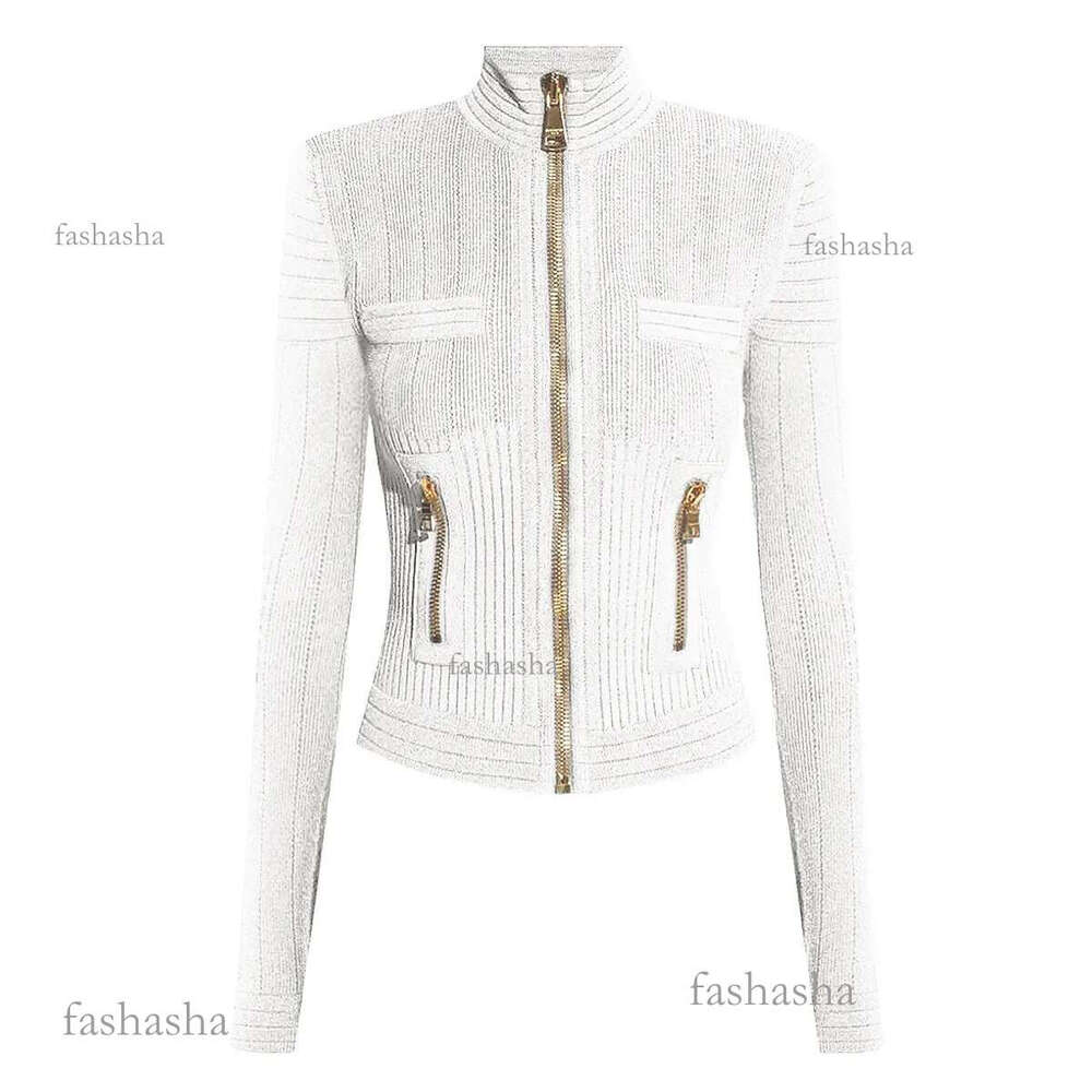 3020 2024 Runway Spring Summer Brand Same Style Sweater Long Sleeve Crew Neck Fashion Clothes Black White