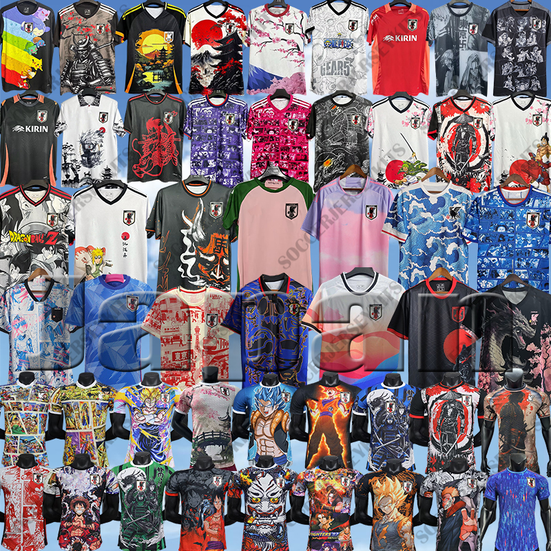 Japan 25 26 Soccer Jerseys Cartoon tsubasa maglia giappone jersey camiseta japon football shirts ATOM MINAMINO DOAN KUBO MITOMA TOMIYASU ENDO NAKATA japon jerseys