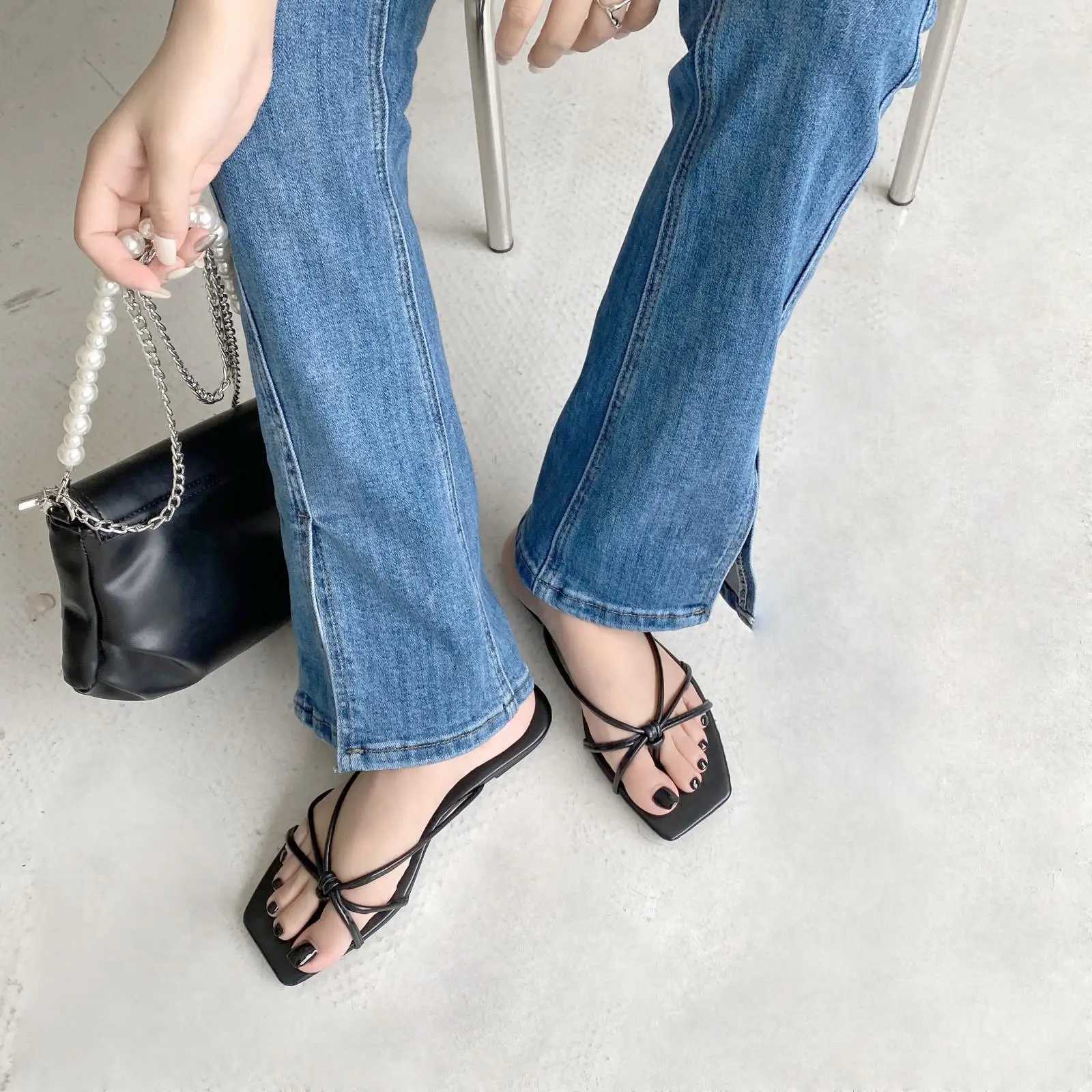 Shoes Wen Summer Slides Low Slippers Rubber Flip ps Soft Designer 2024 Haiian Flat Casual Re Head Heel Y250306
