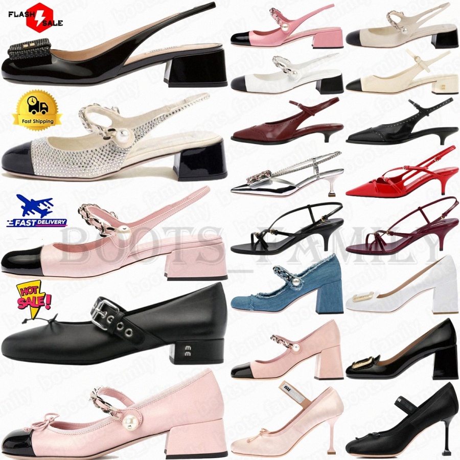 designer sandals heels sandal women Female Summer Temperament Patent Leather Mary Jane Women's Shoes Shallow Mouth High-heeled Single Black Pink 29Pj#