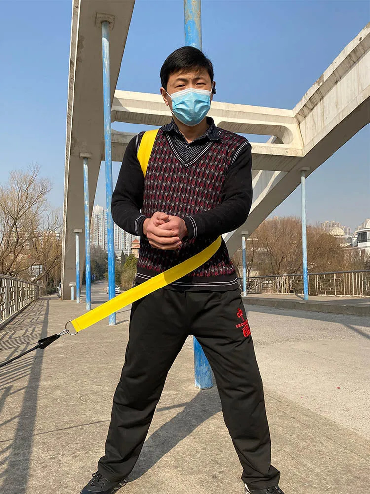 Tennis Turn Around Training Belt Gof Swing Rope Baseball Table Tennis Swing Trainer Multi-function Pull Rope 250306