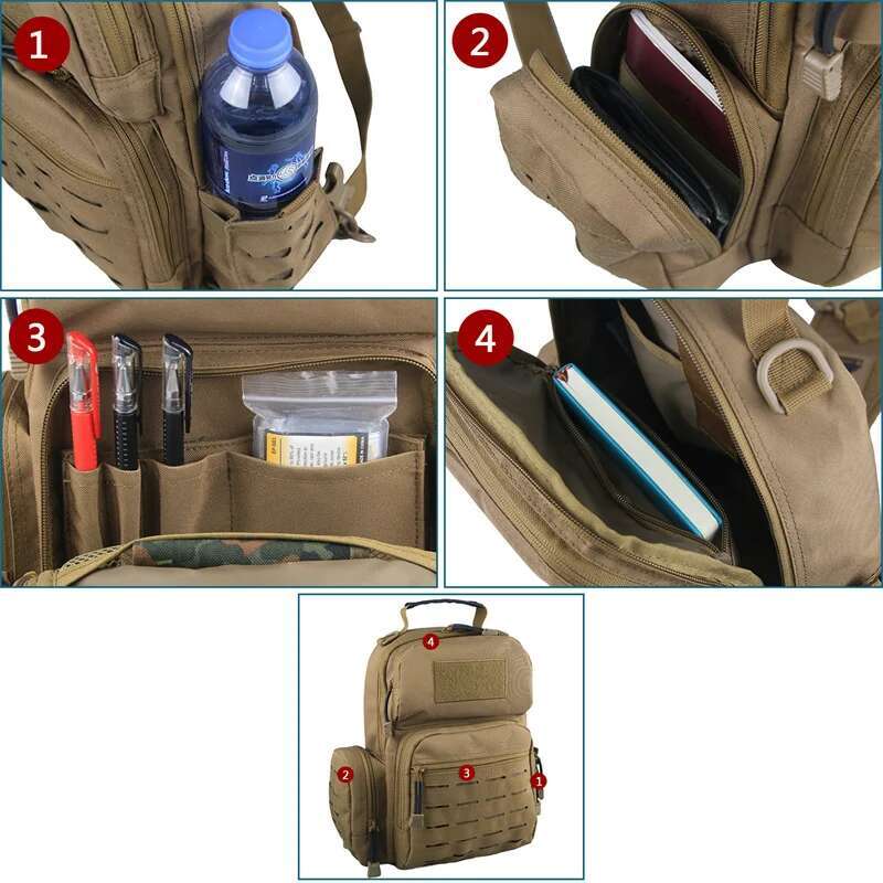Outdoor Military Shoulder Sport Backpack Tactical Satchel For Carry Hunting Camping Waist Bag Heavy Duty Hiking Backpack Heavy Duty Hiking Backpack