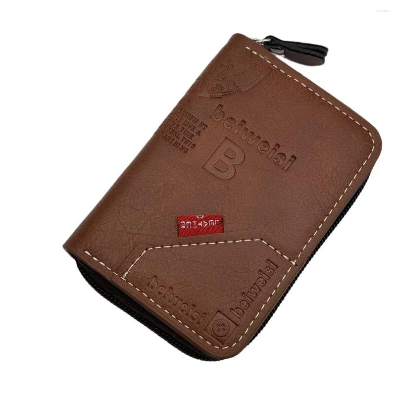 2025 NEW Card Holders 11 Detents Cards PU Business Bank Credit Bus ID Holder Cover Coin Pouch Wallets Bag Organizer zhanyishengli