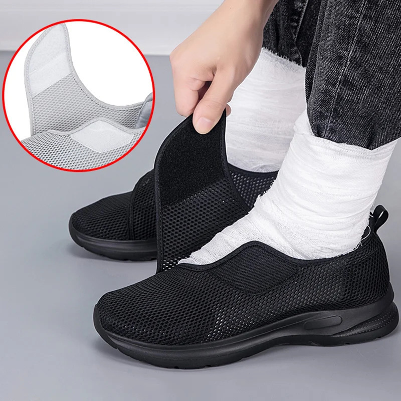 Women Orthopedics Wide Feet Swollen Walking Casual Shoes Unisex Thumb Eversion Adjusting Soft Comfortable Diabetic Man Shoes 250317