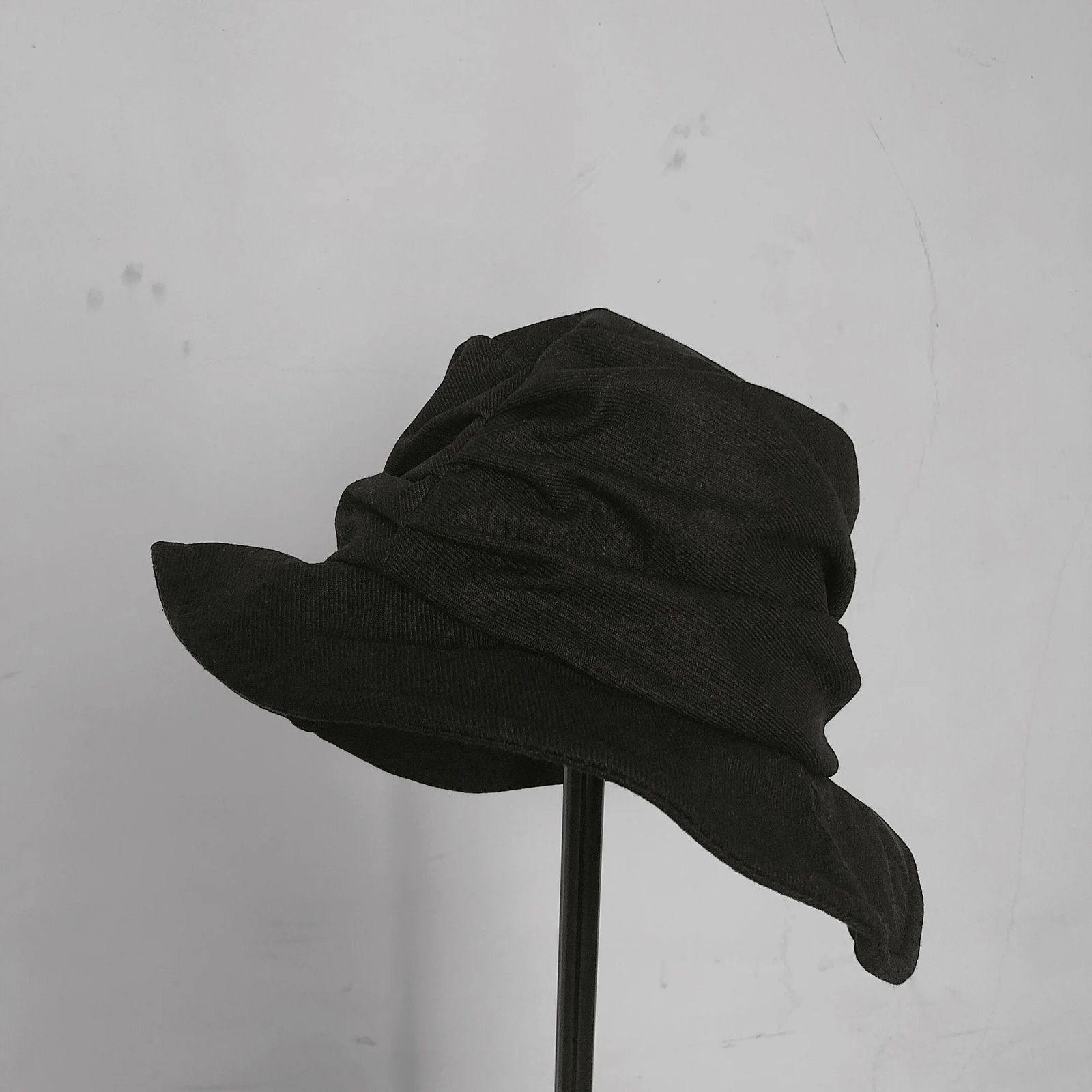 YAMAMOTO-Style Fisherman Hat 2024 HighQuality Small Multi-layer Pleated Cotton Basin Hat For Men and Women 56-59CM250305
