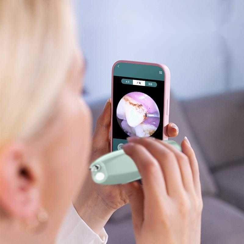 High definition visual teeth cleaning, polishing, oral cleaning, intelligent beauty device removing dental calculus, tea stains , with sound cleaning 