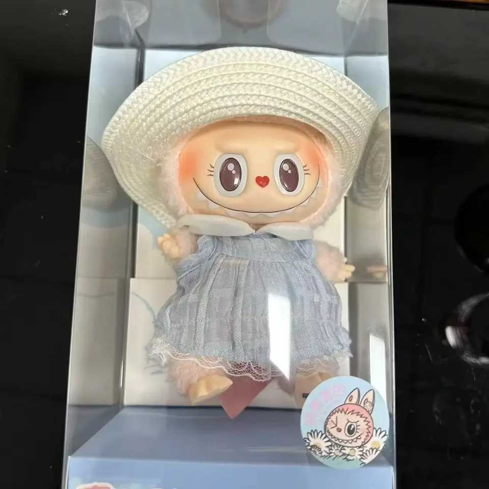 New Hot Cute Labubu The Monsters Toys Cardiac Macarone Kawai Surprise Gifts Toy Haruno Sweetheart Figure High Quality GiftC250310