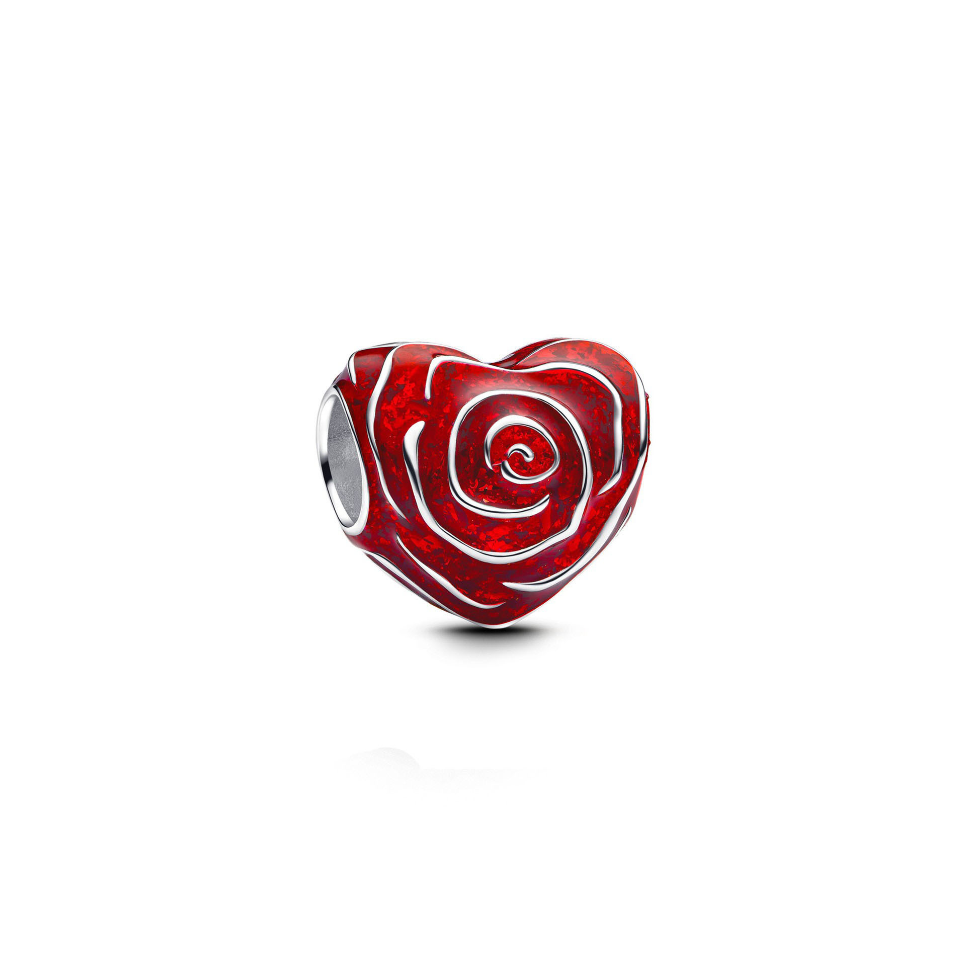 S Silver Bracelet, Rose, Love, LOVE Series, Beads, DIY Jewelry, Women's Jewelry, Fashion Accessories
