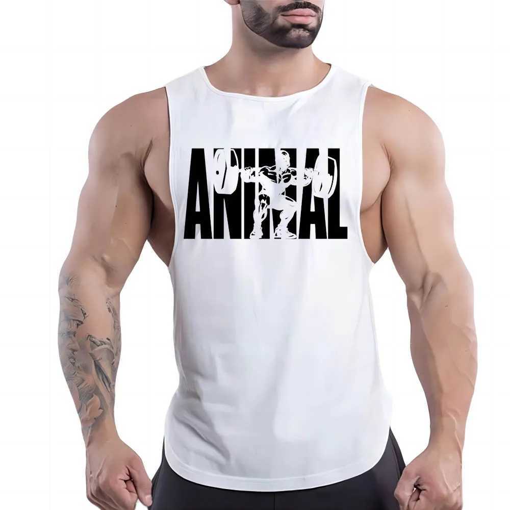 Gym Clothing Men Tank Top Sleeveless Shirt Basketball Outdoor Fashion Leisure Breathable Four Seasons Quick Dry Y2k Sport FnafT250318