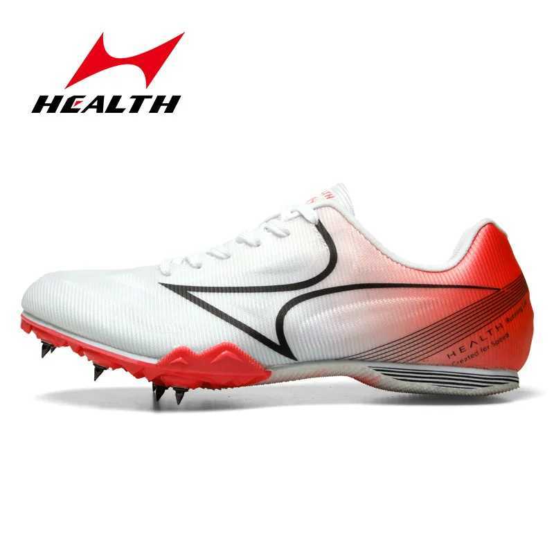 Health Breathable Men Track Field Sprint Spikes Professional Fl-length Middle Distance Race Triple Jump High Jump SneakersC250307