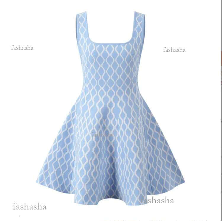 700 2024 Runway Dress Summer Dress Spaghetti Strap Sleeveless Brand Same Style Empire Womens Dress Fashion High Qual