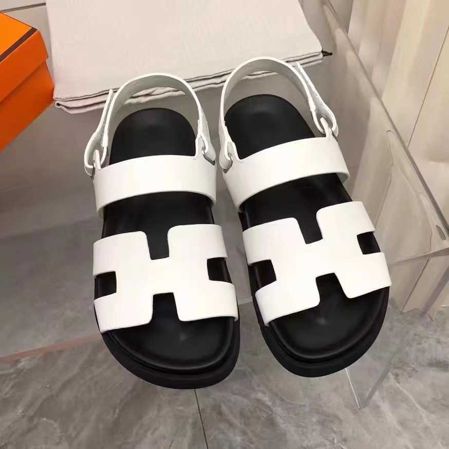 Red soled shoes, slippers, sandals, sports shoes, boots Large Word Velcro Roman Sandal