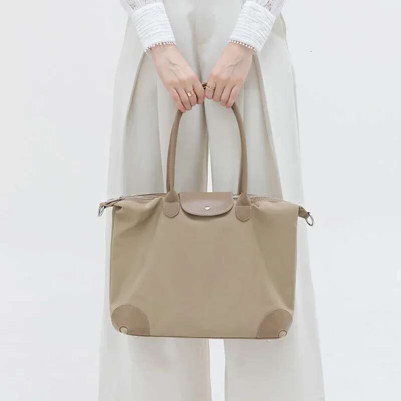 Waterproof Nylon Dumpg Women Tote Ladies Large Capacity Handbag For Travel Bags Foldable Casual Shoulder Bag