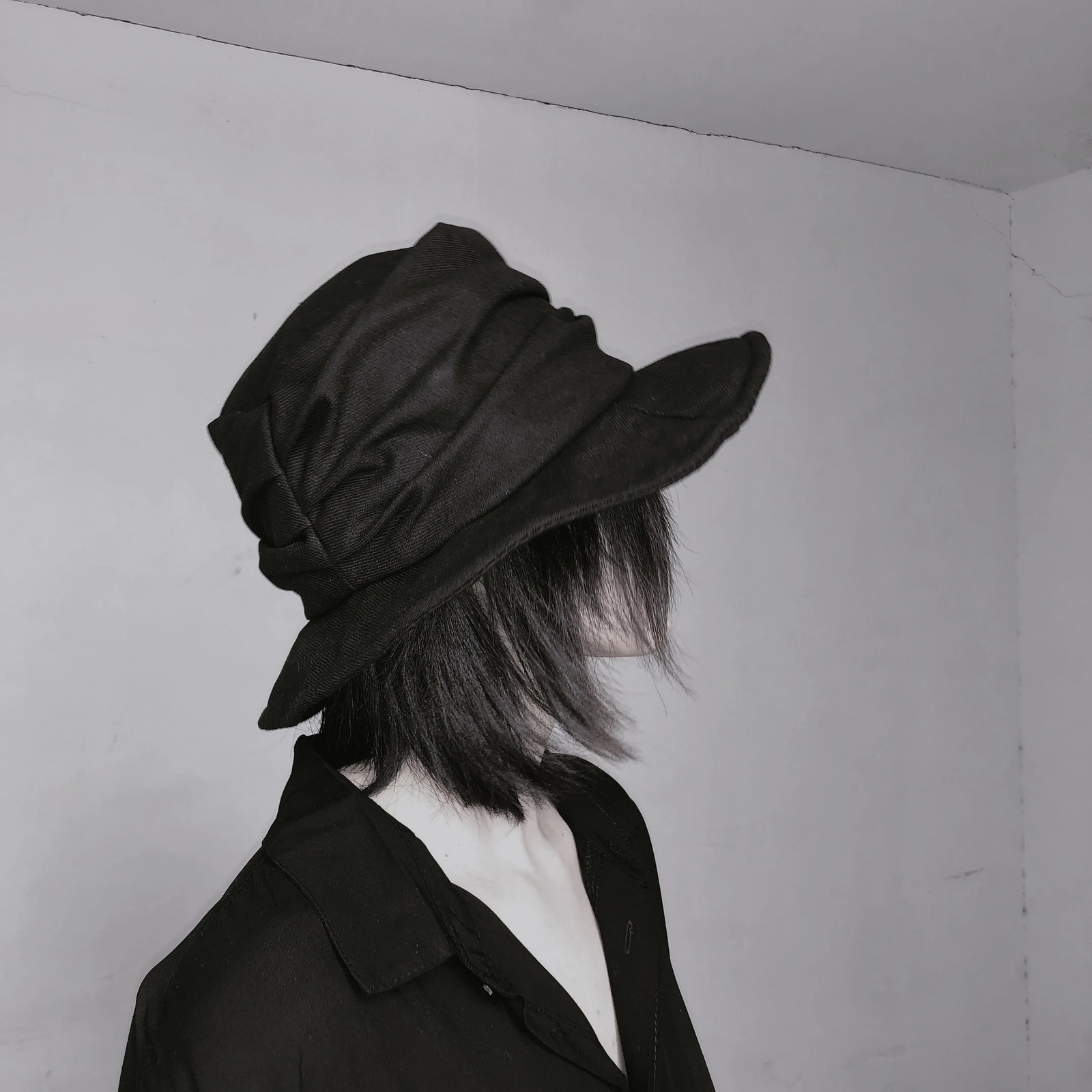 YAMAMOTO-Style Fisherman Hat 2024 HighQuality Small Multi-layer Pleated Cotton Basin Hat For Men and Women 56-59CM250305
