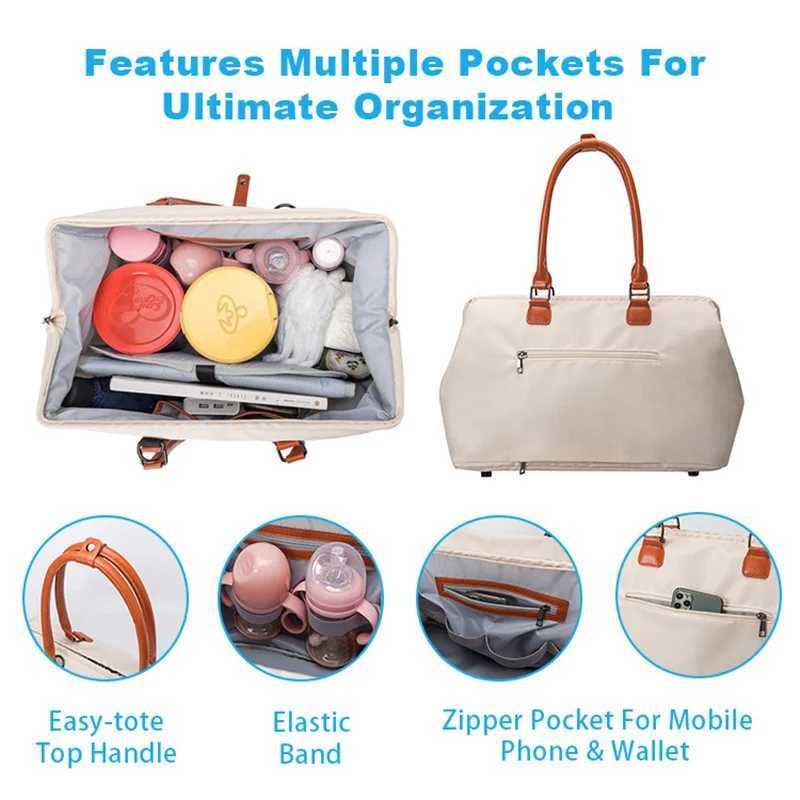Mommy Bag Travel Storage Bag Waterproof 3-Pack Wet Dry Separation Baby Diaper Storage Packing Portable Pouch Large Capacity Bags W250307