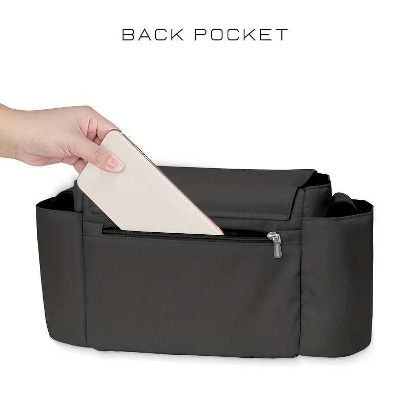 Baby stroller organizer bag mummy large capacity travel hanging bag bottle rack baby stroller accessories W250307