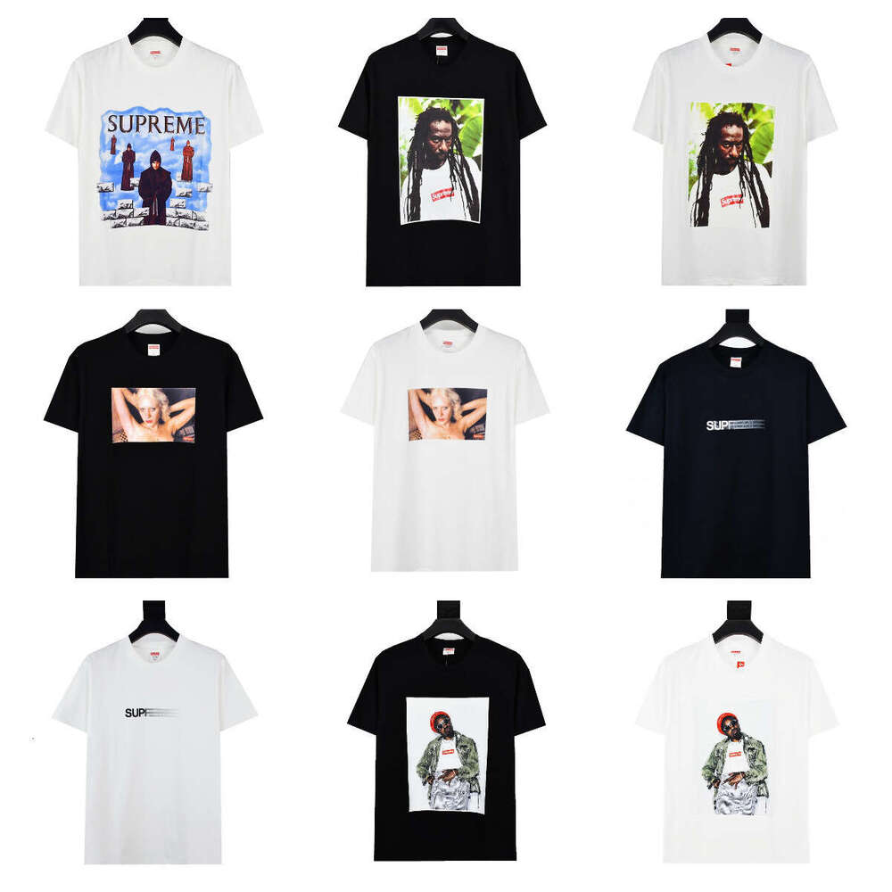 American Fashion Brand Pure Cotton High Street Short Sleeved Summer T-Shirt For Men And Women Loose Casual Top