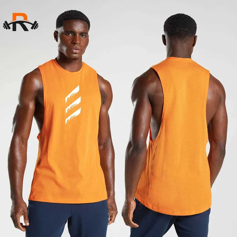 Mens Fitness Clothing Summer Quick Dry Vest Jogging Bodybuilding Sleeveless Shirt Breathable Round Neck Casual Muscle Tank TopT250318