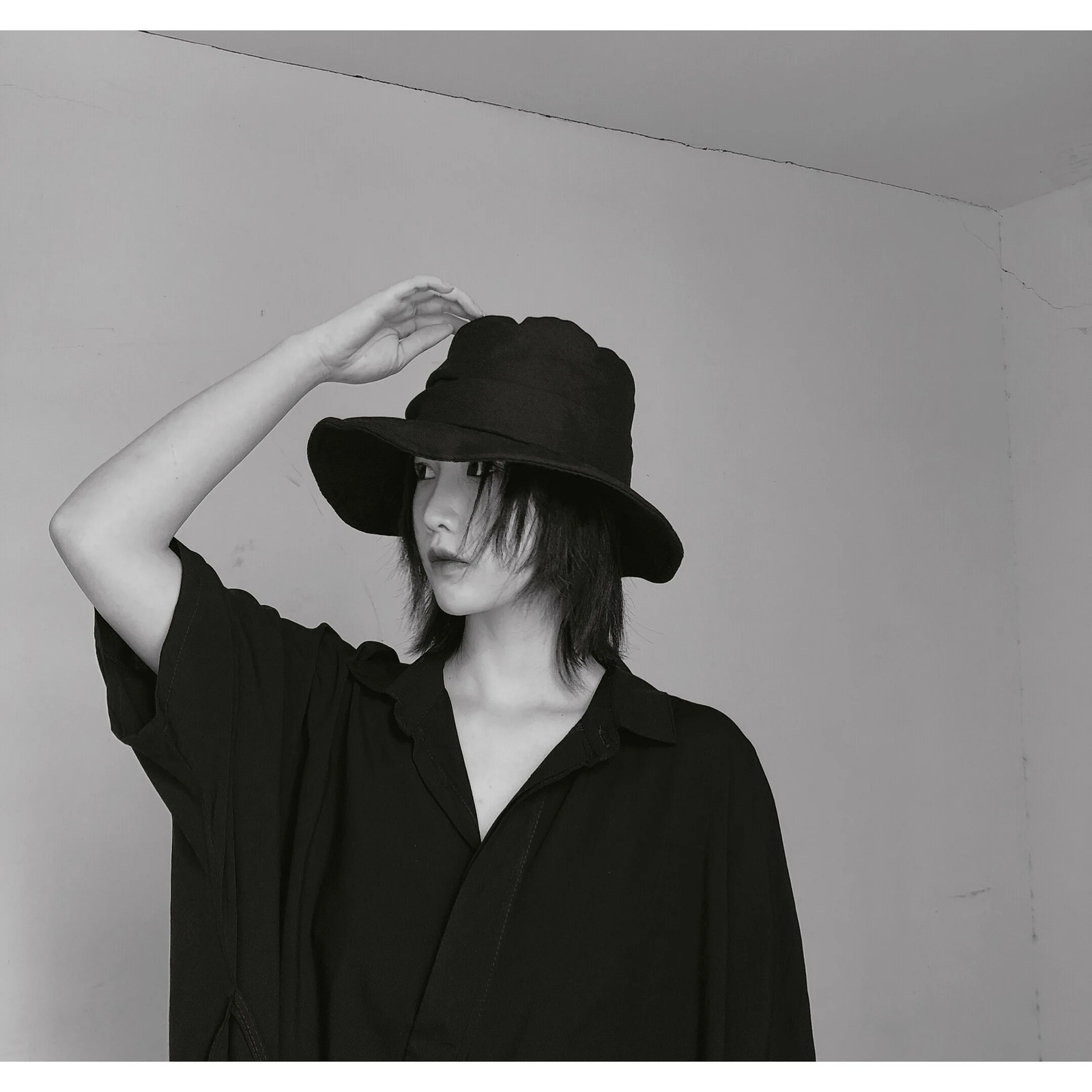 YAMAMOTO-Style Fisherman Hat 2024 HighQuality Small Multi-layer Pleated Cotton Basin Hat For Men and Women 56-59CM250305