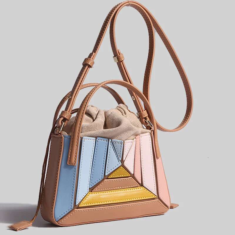 Contrast Purses Handbags For Women Designer 2023 New In Fashion High Quality Lady Square Small Shoulder Crossbody Bags