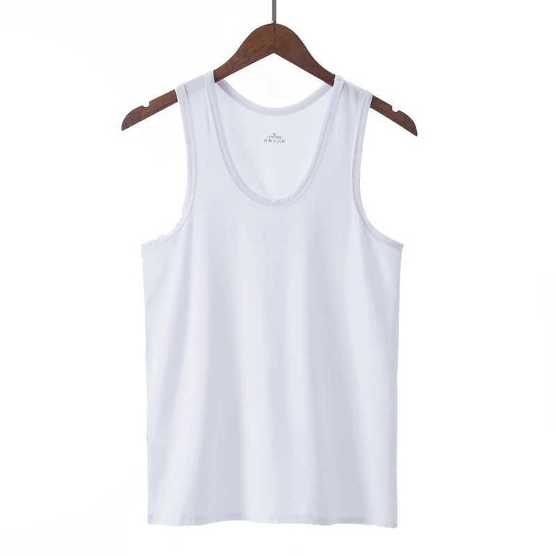 Summer Plus Size Men Clothing Tank Tops Black White Gray Singlets Sleeveless Fitness Men Vest Casual Bodybuilding Vest NewT250318