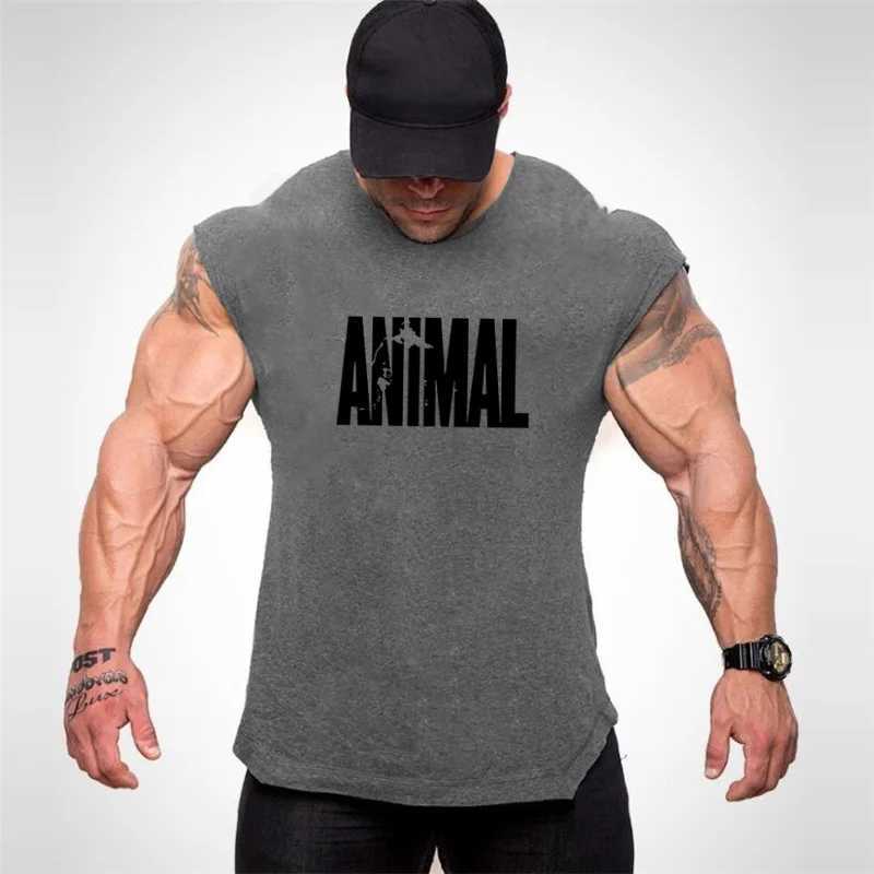 Gym Workout Sleeveless Shirt Tank Tops Men Bodybuilding Clothing Fitness Mens Sportwear Vests Muscle Men TanktopT250318