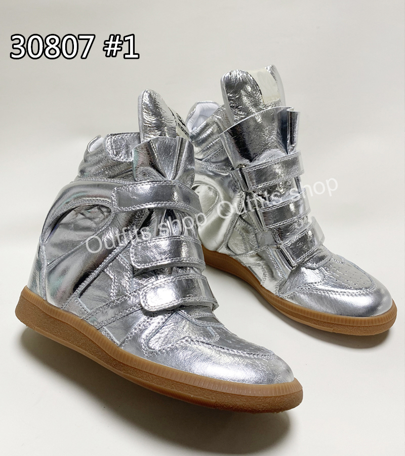 2025 Designer Shoes Bekett Leather Suede Sneakers Paris Designer Leather Height Increasing