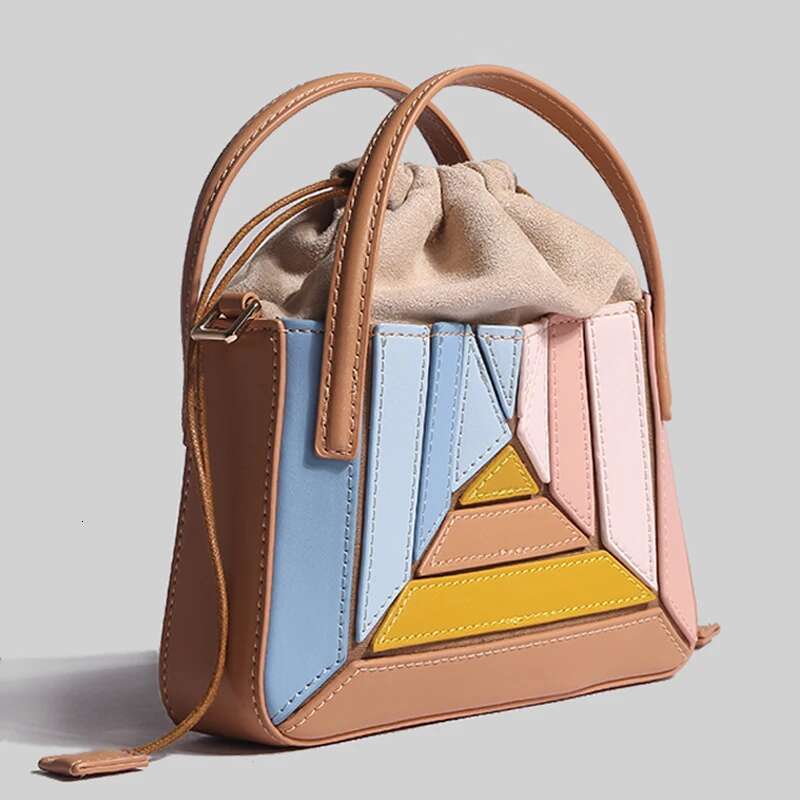 Contrast Purses Handbags For Women Designer 2023 New In Fashion High Quality Lady Square Small Shoulder Crossbody Bags