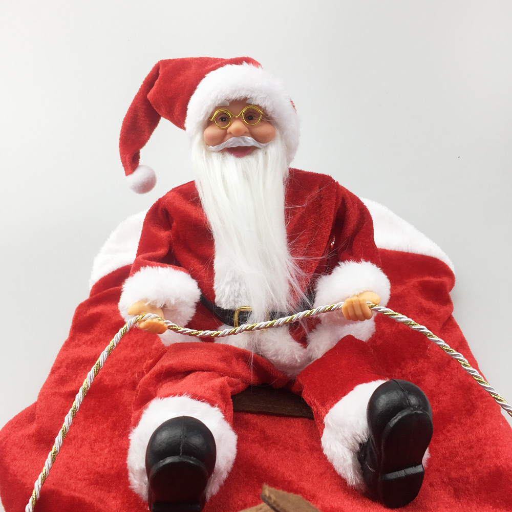 Dog Costumes Dog Costume Santa Funny Christmas Dog Clothes Soft Velvet Adjustable Pet Riding Dress Up Suit for Small Big Dog Holiday Clothing