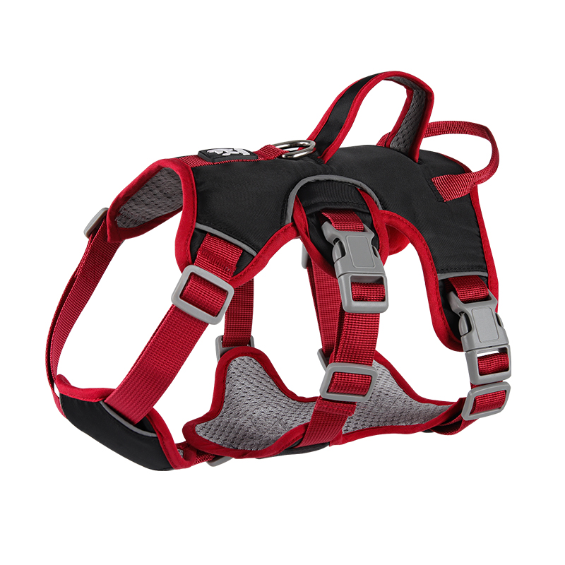 Wholesale Reflective Large Dog Harness - No-Pull Adjustable Breathable Vest with Padded Straps, Durable Nylon Pet Walking Gear for Big Dogs (Multi-Col