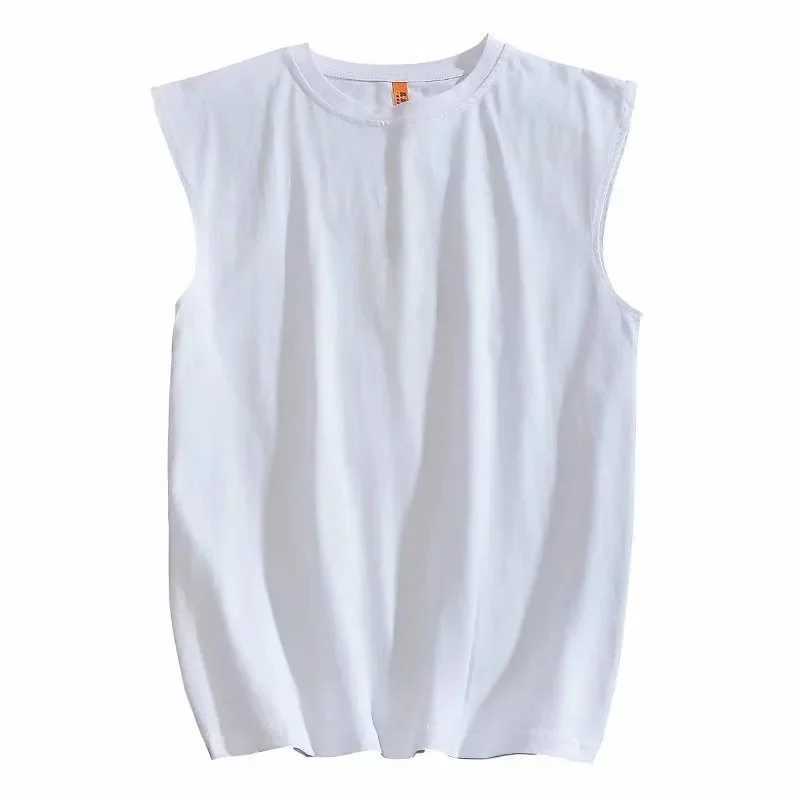 Trendy Summer Cross-border Mens T-shirt Loose-fit Comfortable Basketball Sports Vest Mens Wear Shoulder Vest TopT250318