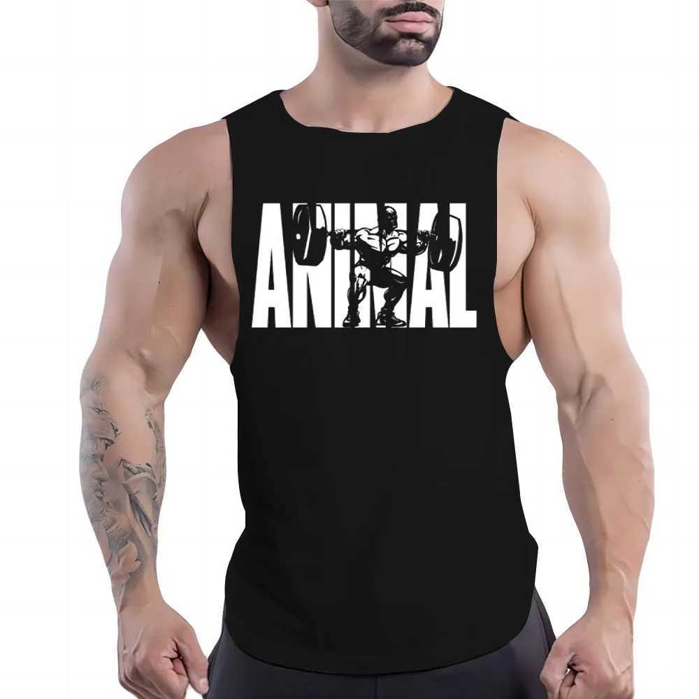 Gym Clothing Men Tank Top Sleeveless Shirt Basketball Outdoor Fashion Leisure Breathable Four Seasons Quick Dry Y2k Sport FnafT250318
