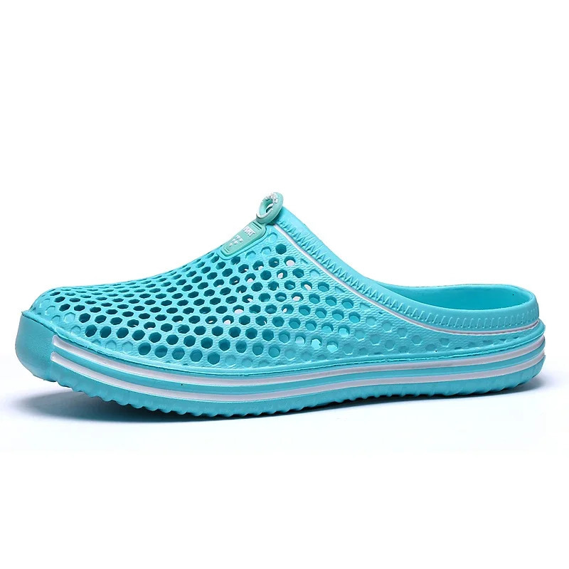 Comfortable Men Pool Summer Outdoor Beach Shoes Men Slip on Garden Clogs Casual Water Shower Slippers Unisex Zapatos 250306