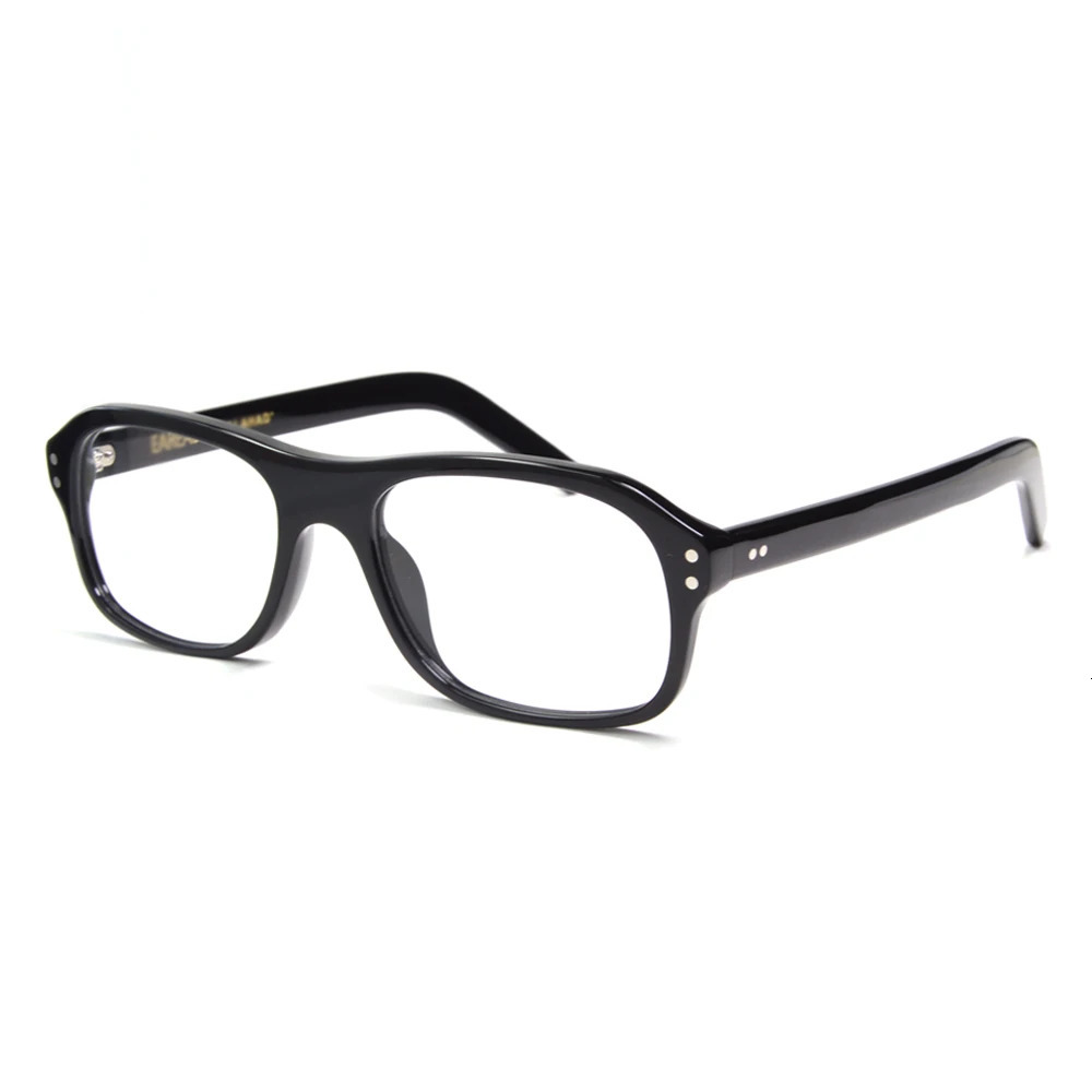 Kingsman Eyeglasses Frame with Case Retro Handmade Acetate Retangle Eyewear for Men Kingsman Agent Eggsy Glasses 250303