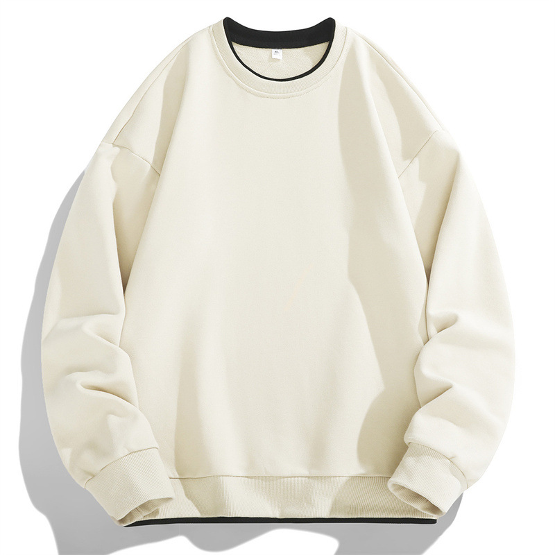 DA03063 Men's Spring and Autumn 2025 New Simple Round Neck Sweater
