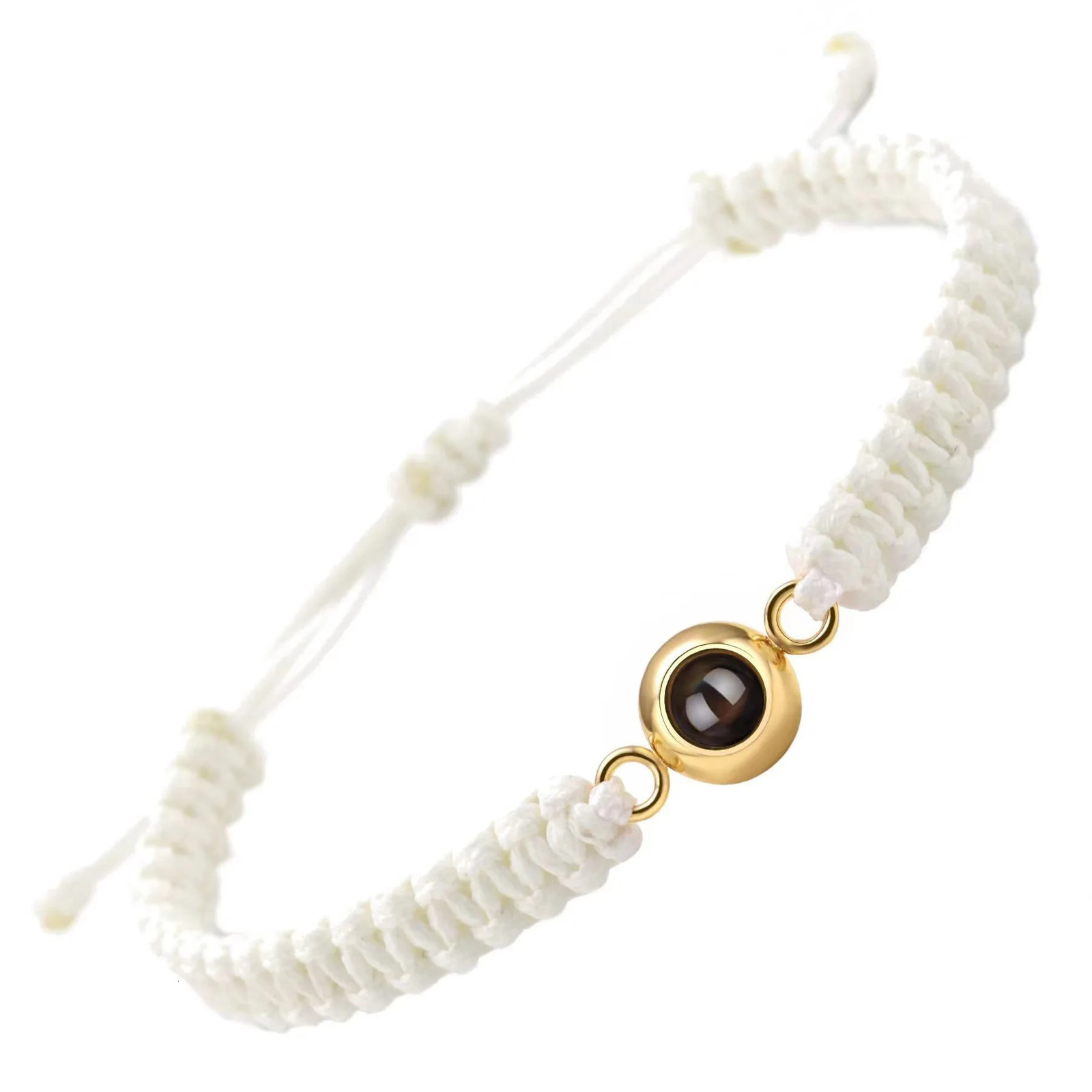 DOREMI Custom Picture Cat Men Women Girls Po Adjustable Woven Chains Projection Picture Bracelet 250303