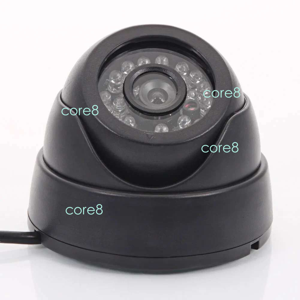 1200TVL 3.6mm 24 LED Outdoor Security IR Night Vision CCTV Monitor CMOS COLOR NTSC Lens Dome Camera