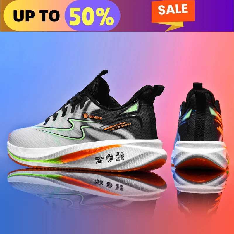 Air Cushi Running Shoes Men Sports Marath Breathable Lightweight M Cfortable Athletic Race Sneakers Hot New Carb Plate Size48 Z250307