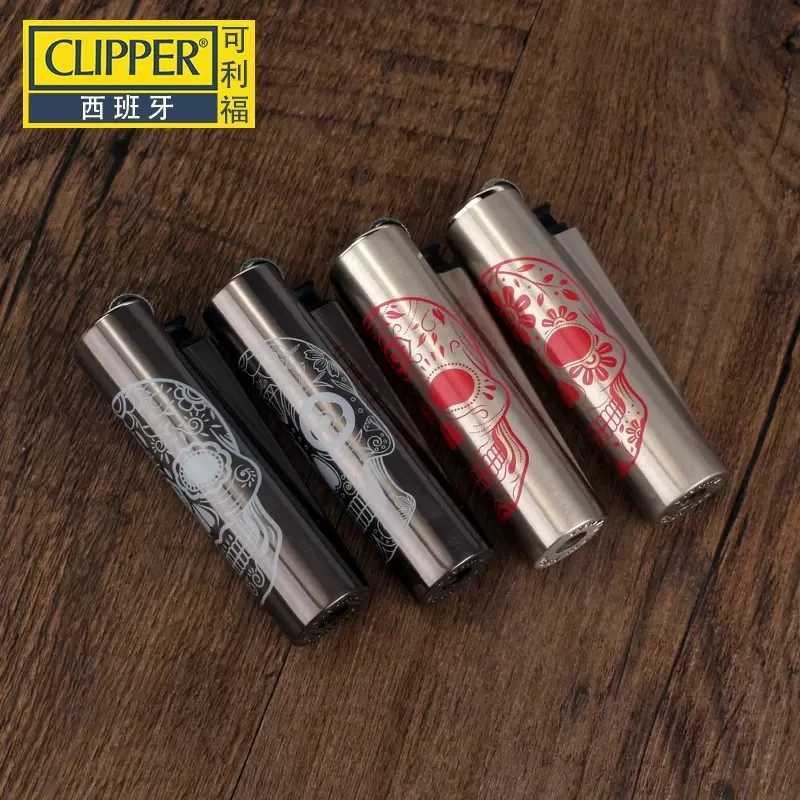 Clipper Lighter Metal Sand Wheel Igniter Butane Torch Lighter Smoking Accessories 12 Whole Gas Lighter MenS Gadget GiftC250307