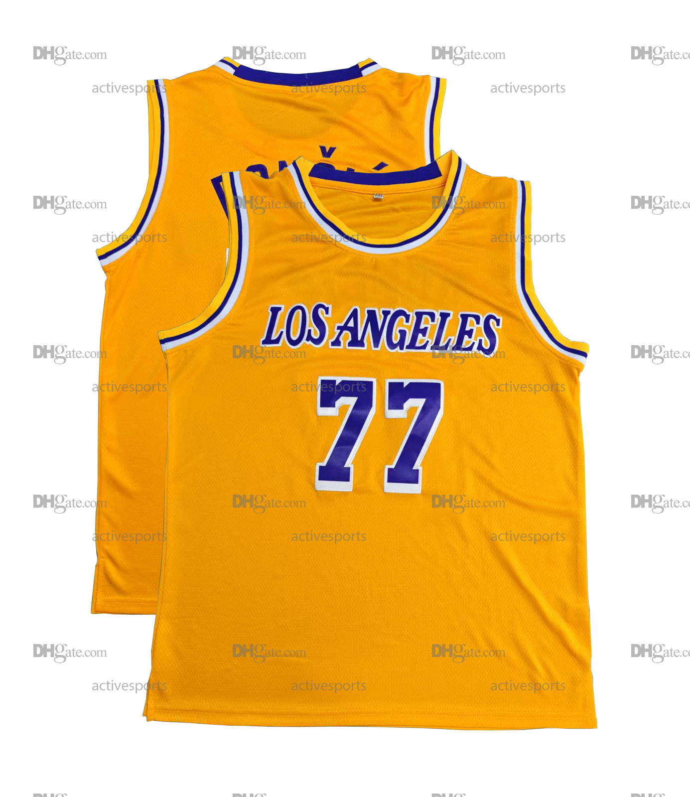 Custom 77 Doncic Basketball Jersey Finney-Smith Reaves Vincent Vanderbilt James Hachimura Stitched Mens Womens Youth