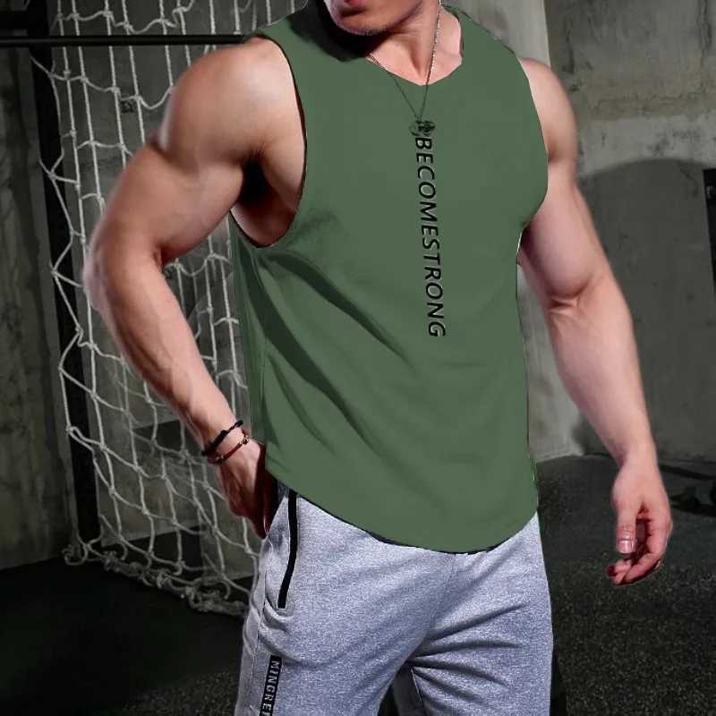 Mens Muscle Tank Tops Mash Fabric Quick Dry Sleeveless Shirts Cut Off Slim Fit Bodybuilding Gym Tees SingletT250318