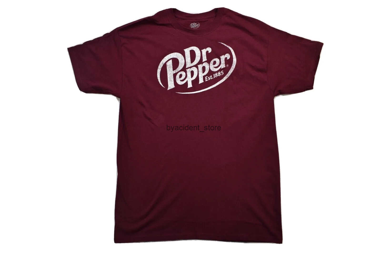 Men's T-Shirts Dr Pepper Mens East 1885 Distressed T Shirt New L 2Xl Q250307