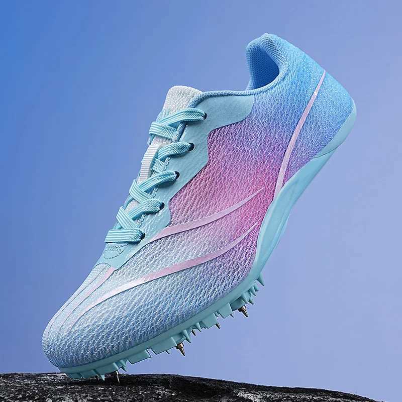 Men Track Field Wen Spikes Sneakers Athlete hot Running Training Lightweight Racing Mah Spike Sport Shoes Plus Size 35-45 Z250307