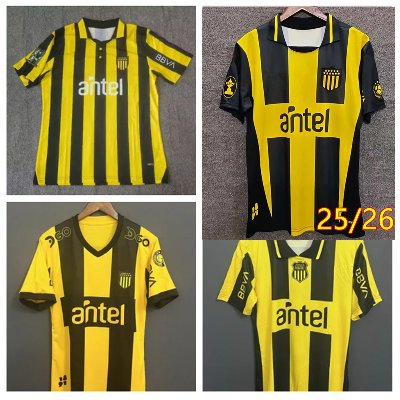 2025 26 Penarol Home Soccer Jerseys Commemorative Edition 24 25 Club Atletico Penarol C.RODRIGUEZ Gargano football shirts 131st anniversary