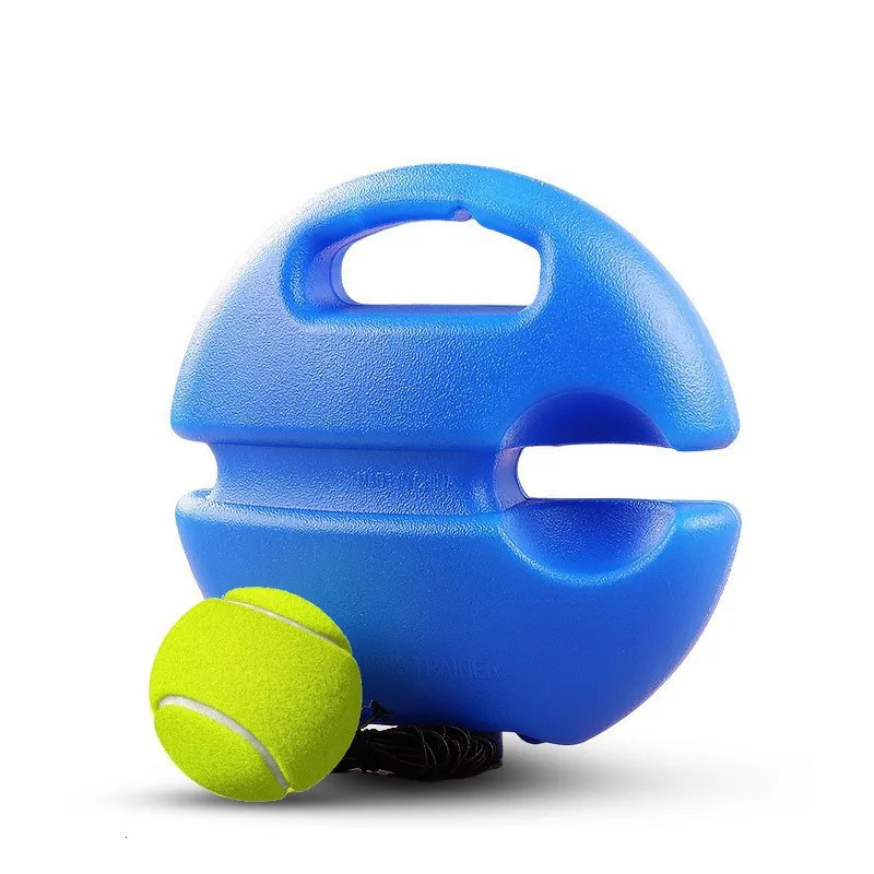 Heavy Duty Tennis Training Aids Base With Elastic Rope Ball Practice Self-Duty Rebound Tennis Trainer Partner Sparring Device 250306