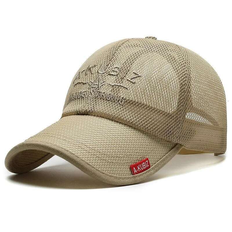Summer Hats For Men And Women Mesh Baseball Caps Fashion Visor Outdoor Embroidered Letter Sun Protection Hat