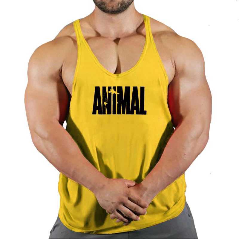 Brand Animal Gym Tank Top Men Fitness Clothing Mens Bodybuilding Tank Tops Summer Gym Clothing for Male Sleeveless Vest ShirtT250318