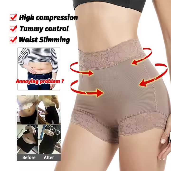 Butt Lifter Panties for Women High Waisted Tummy Control Shapewear Underwear Lifting Faja Shorts