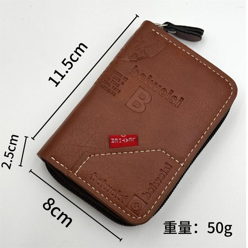 2025 NEW Card Holders 11 Detents Cards PU Business Bank Credit Bus ID Holder Cover Coin Pouch Wallets Bag Organizer zhanyishengli